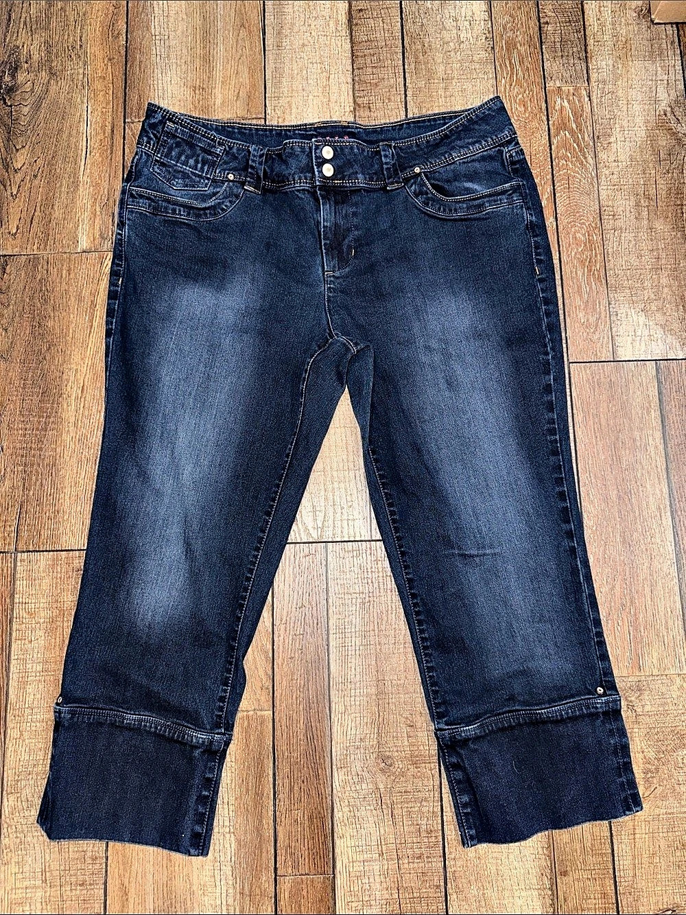 ELLIE Women's Boot Cut Jeans Waist 16 Blue
